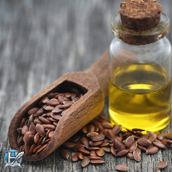 زيت بذور الكتان وزيت الجوز