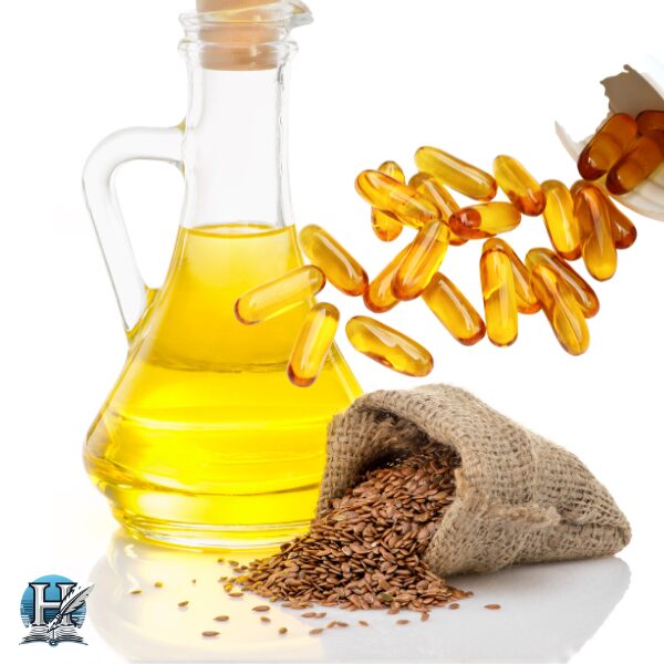 زيت الكتان وزيت السمك