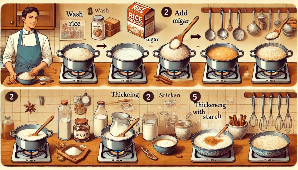 طريقة عمل رز بالحليب