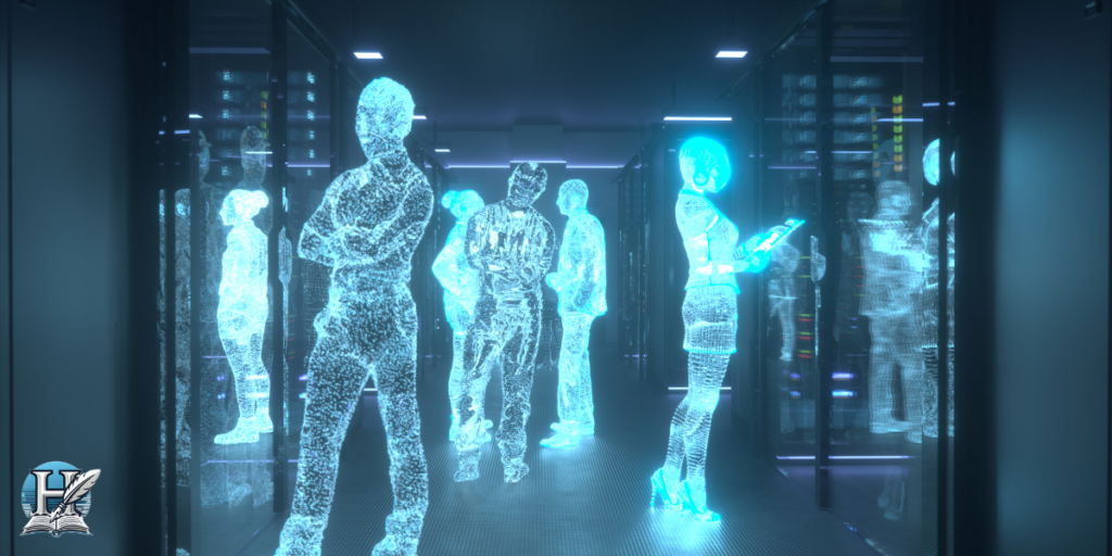 انفوجرافيك يوضح معالجة اللغة الطبيعية وربط الكلمات والمعاني في الذكاء الاصطناعي