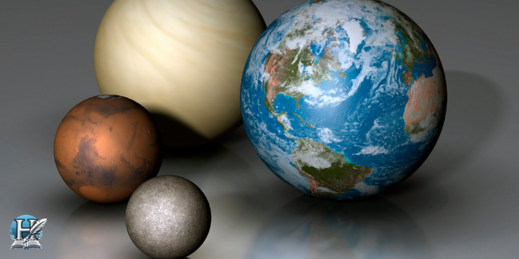 مقارنة حجم كوكب عطارد بالأرض
