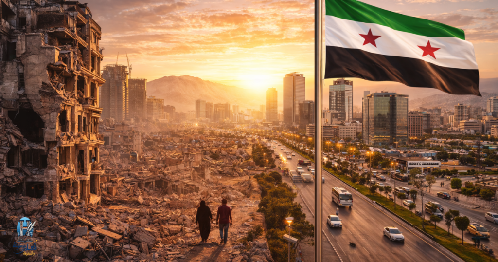 التباين بين الدمار وإعادة البناء يعكس مسار الاقتصاد السوري من الانهيار نحو التعافي التدريجي