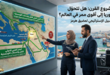 خريطة تفاعلية لممر شحن جديد عبر سوريا يظهر كيف يتجاوز مضيق هرمز