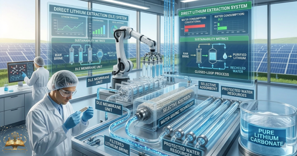 السباق العلمي نحو تقنيات استخراج مبتكرة لإنتاج ليثيوم مستدام يحمي الموارد المائية الشحيحة