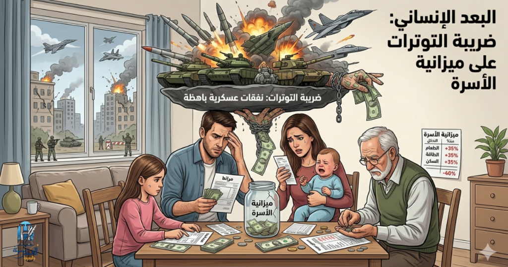 تجسيد بصري للضريبة الصامتة التي تدفعها المجتمعات