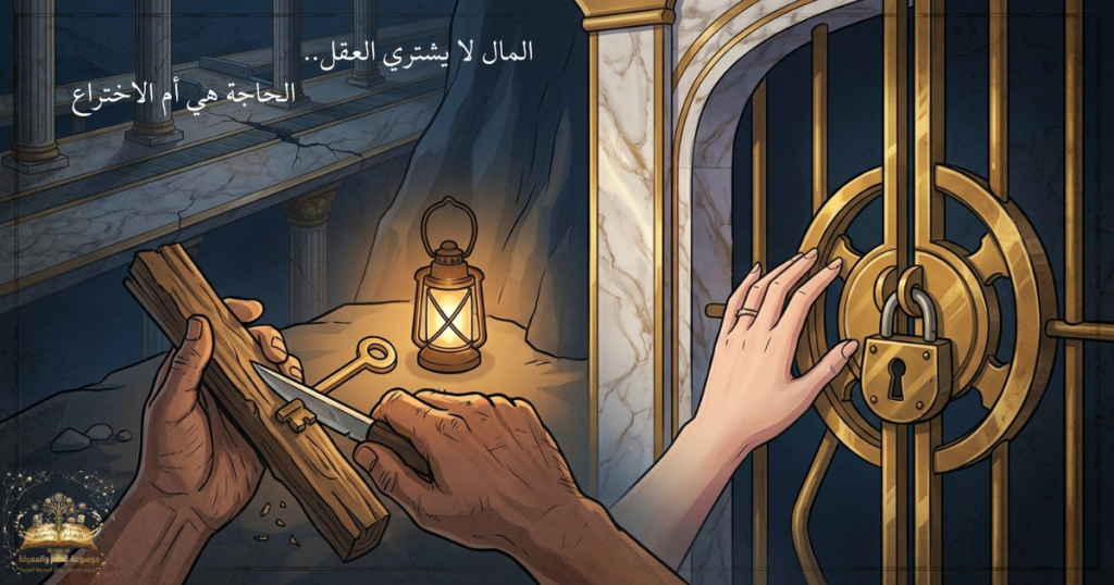 المال لا يشتري العقل.. الحاجة هي أم الاختراع