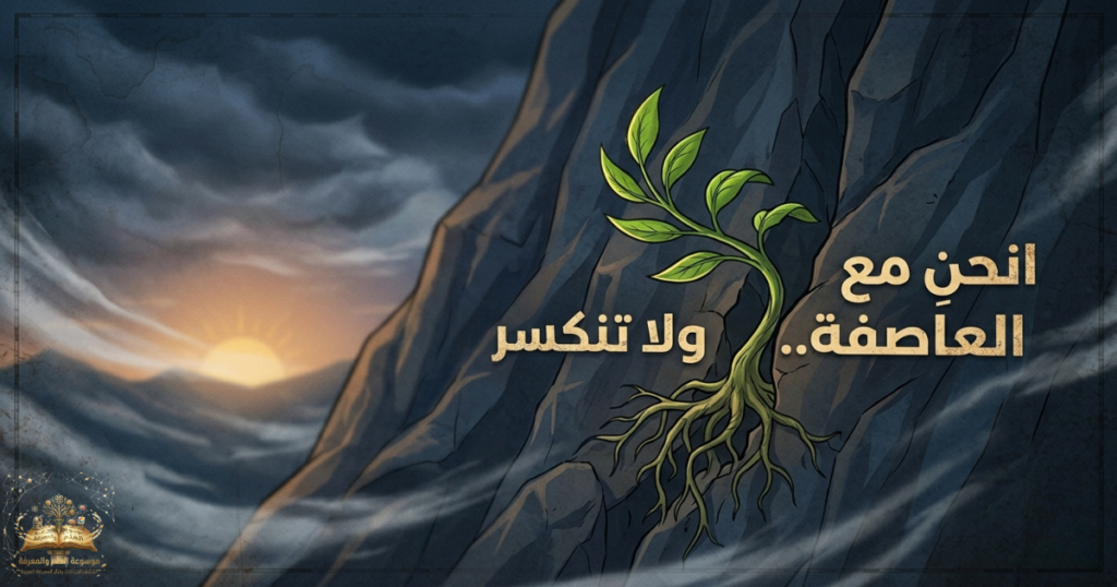 انحنِ مع العاصفة.. ولا تنكسر