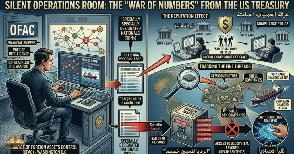 داخل أروقة (OFAC)، حيث تُدار المعارك المالية بدقة البيانات بدلاً من البنادق